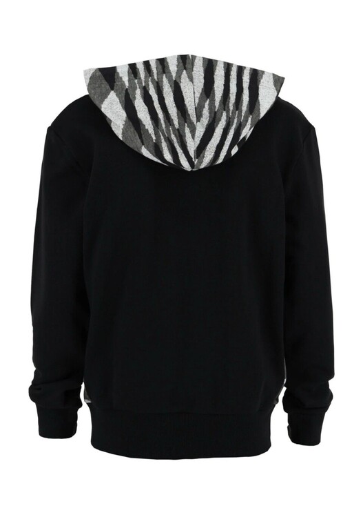 M Missoni NWT Mens Zig Zag Print Zip Up Hoodie Black & White Size X-Large $690 - Picture 2 of 8